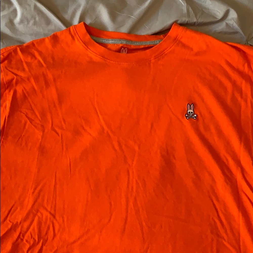 Orange psycho bunny T-shirt